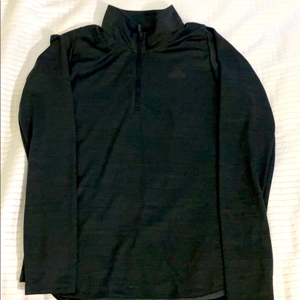Adidas polyester 1/4 zip.